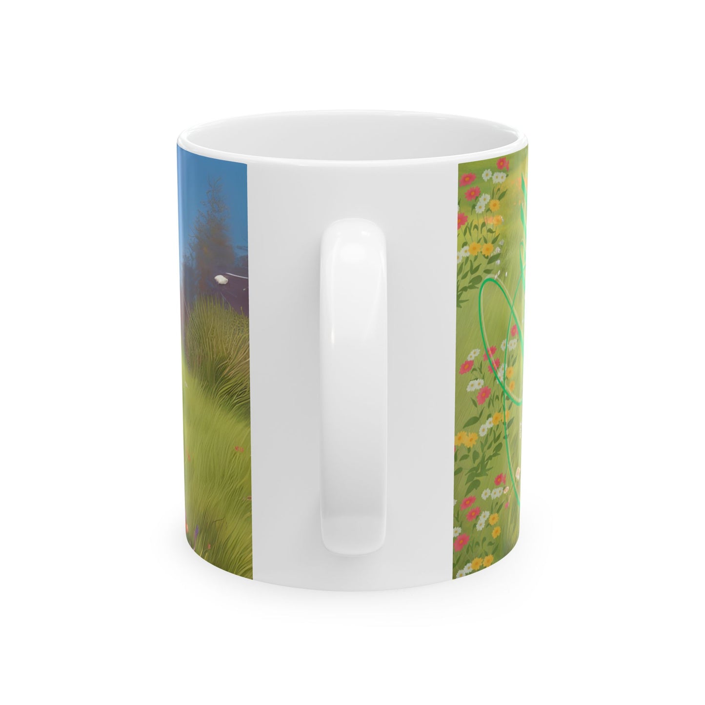 Cute Puppy Playing Guitar Ceramic Mug - Perfect Gift for Dog Lovers