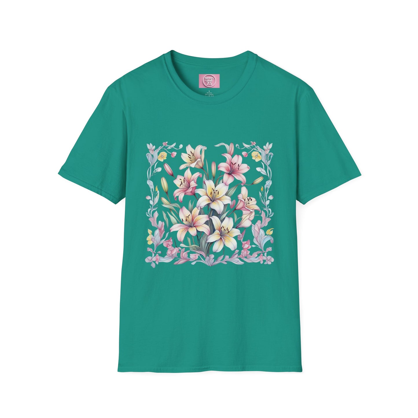 Floral Blossom Unisex T-Shirt - Softstyle Cotton Tee for Nature Lovers