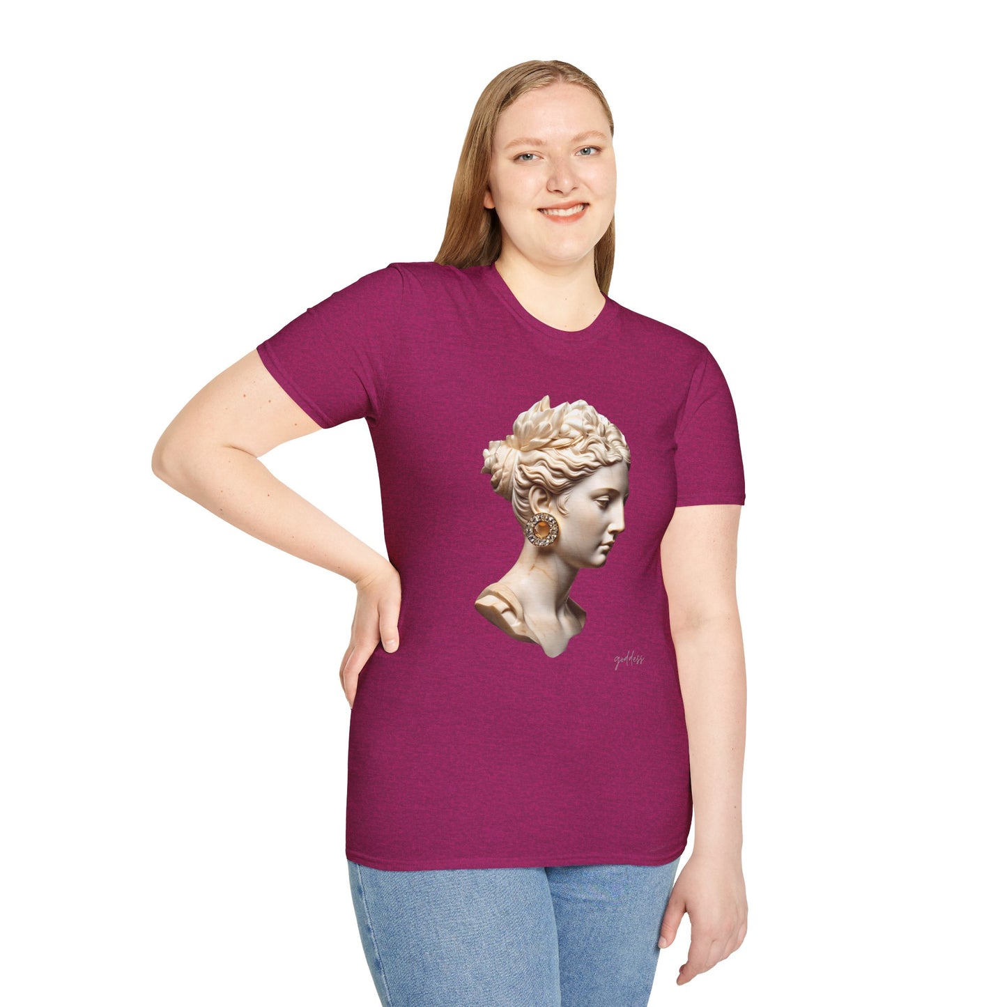 Classical Art  Softstyle T-Shirt - Elegant Athena Design