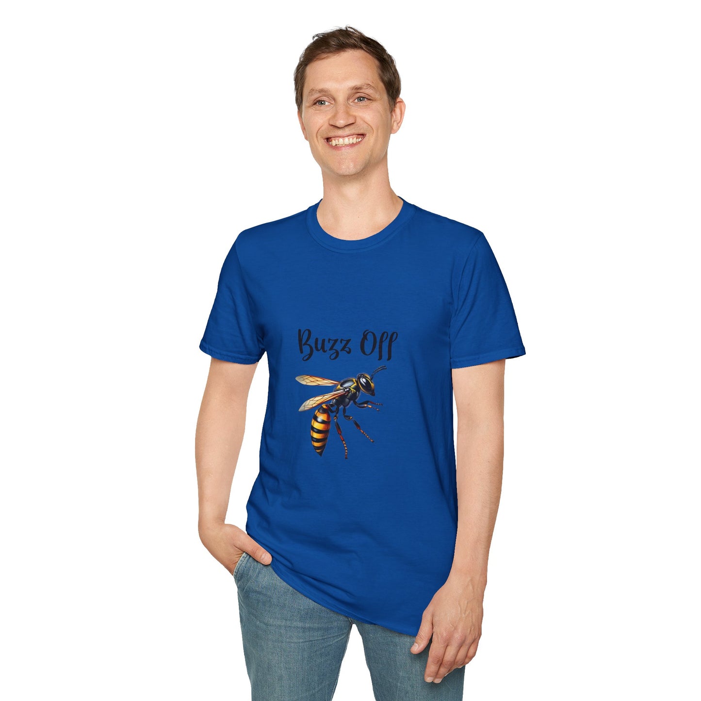 Buzz Off Bee Unisex Softstyle T-Shirt