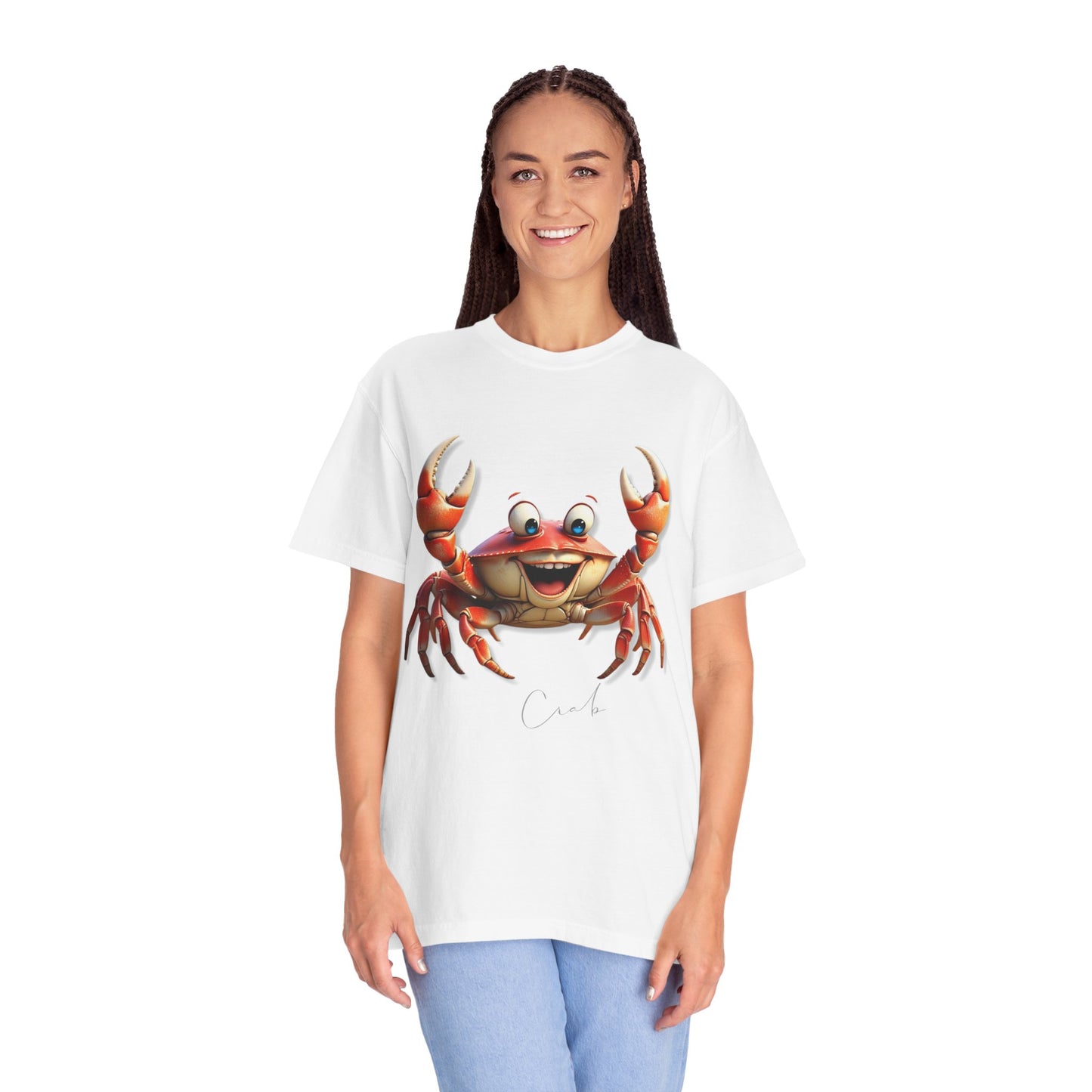 Funny Crab Graphic T-Shirt for Beach Lovers