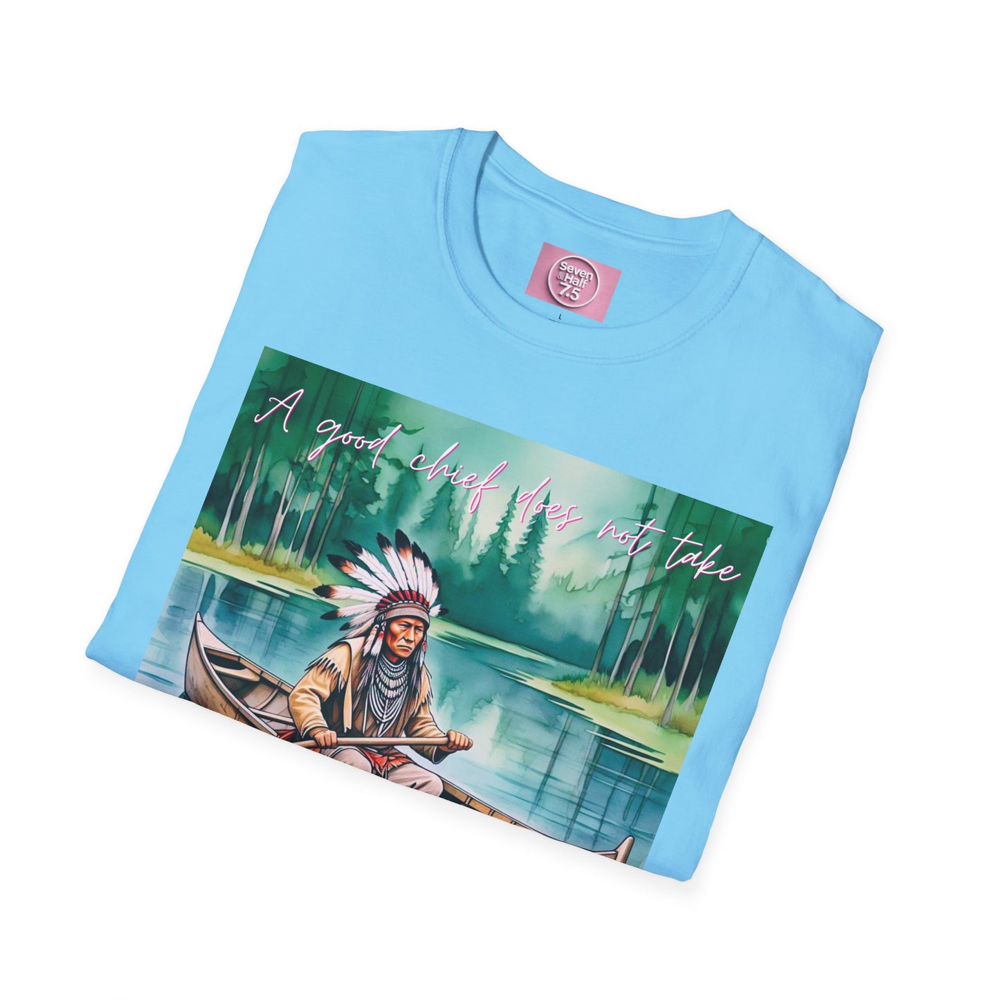 Adventure-Inspired Unisex Softstyle T-Shirt - Canoe Design