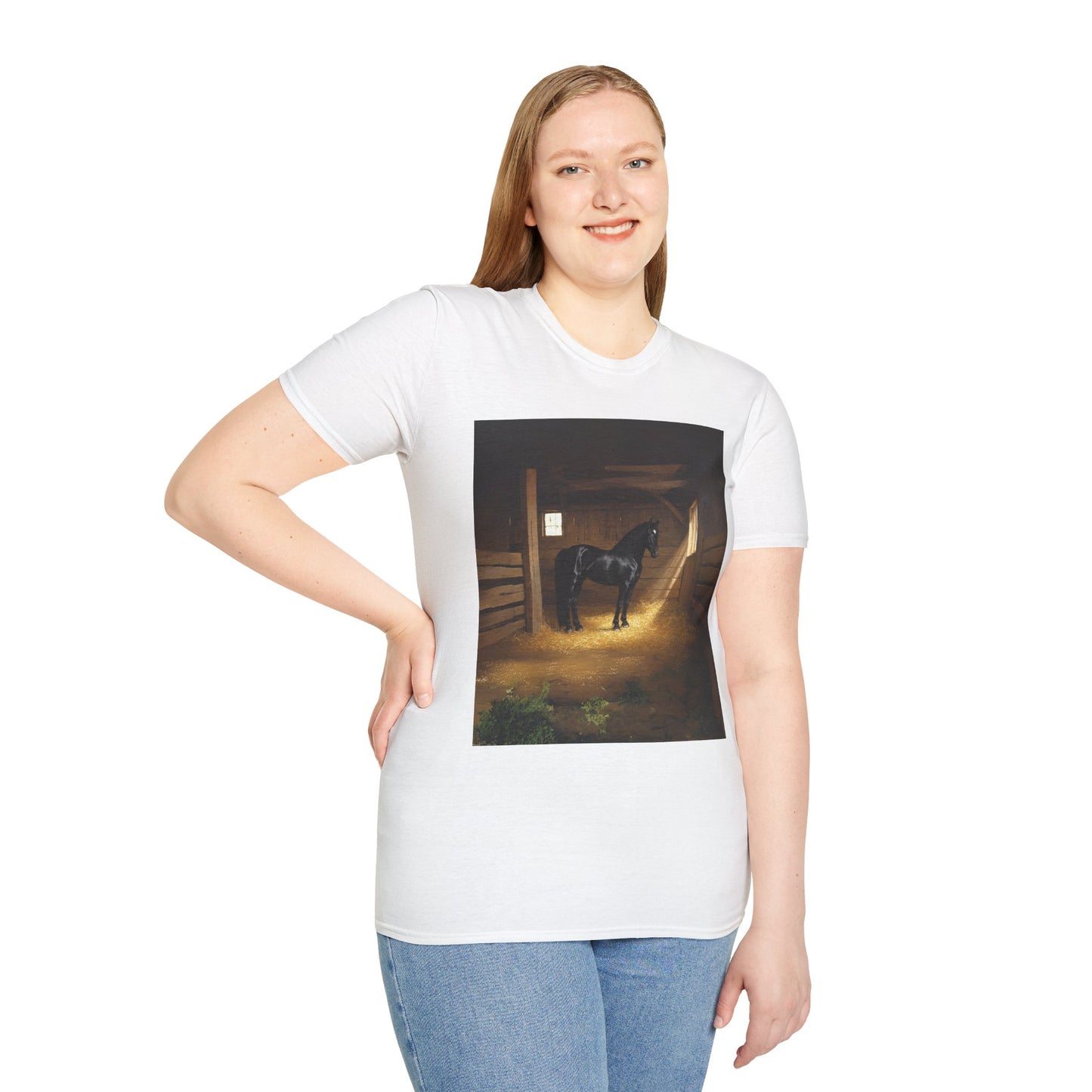 Equestrian Dreams Unisex Softstyle T-Shirt - Perfect for Horse Lovers