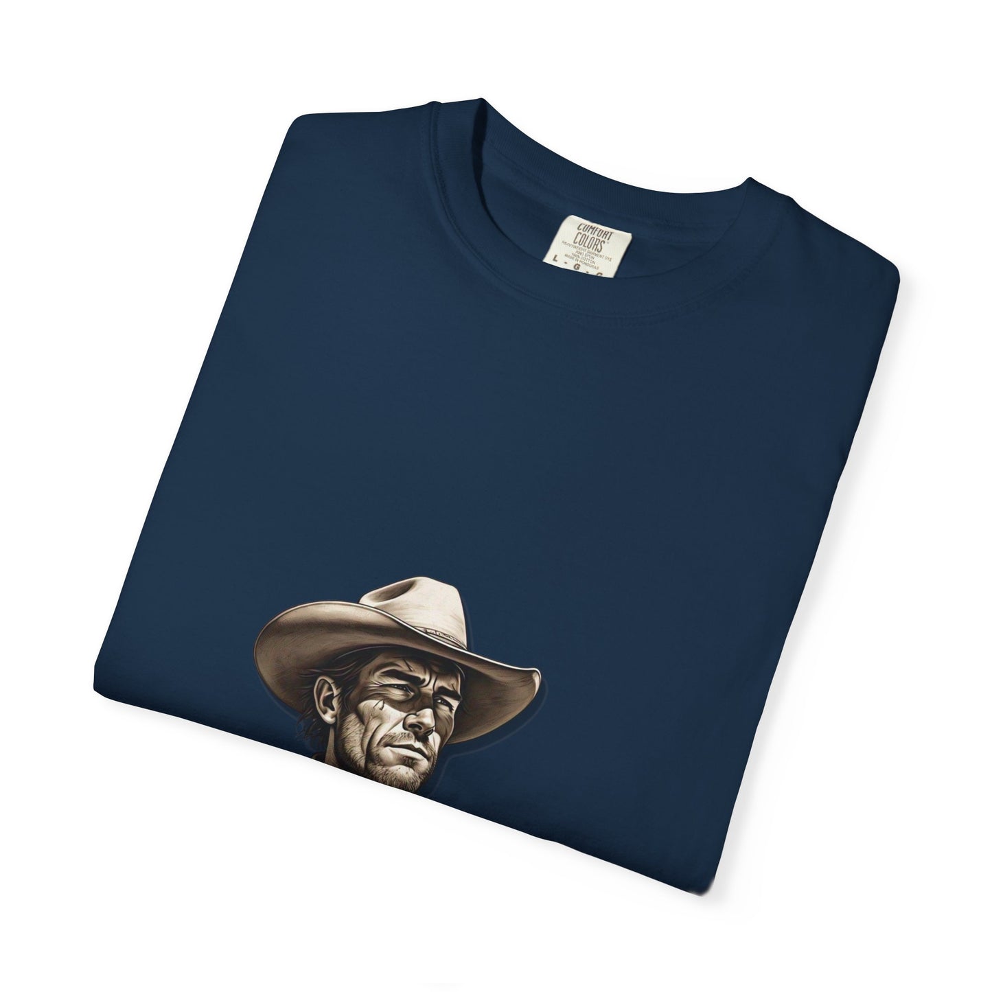 Rustic Cowboy Graphic T-Shirt for Western Aficionados