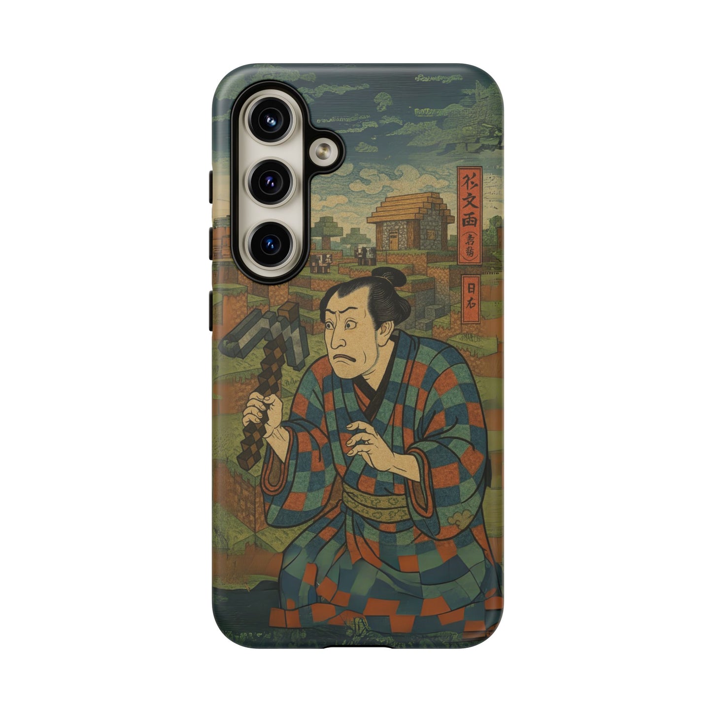 Tough Cases - Japanese Art Phone Case with Warrior Design
