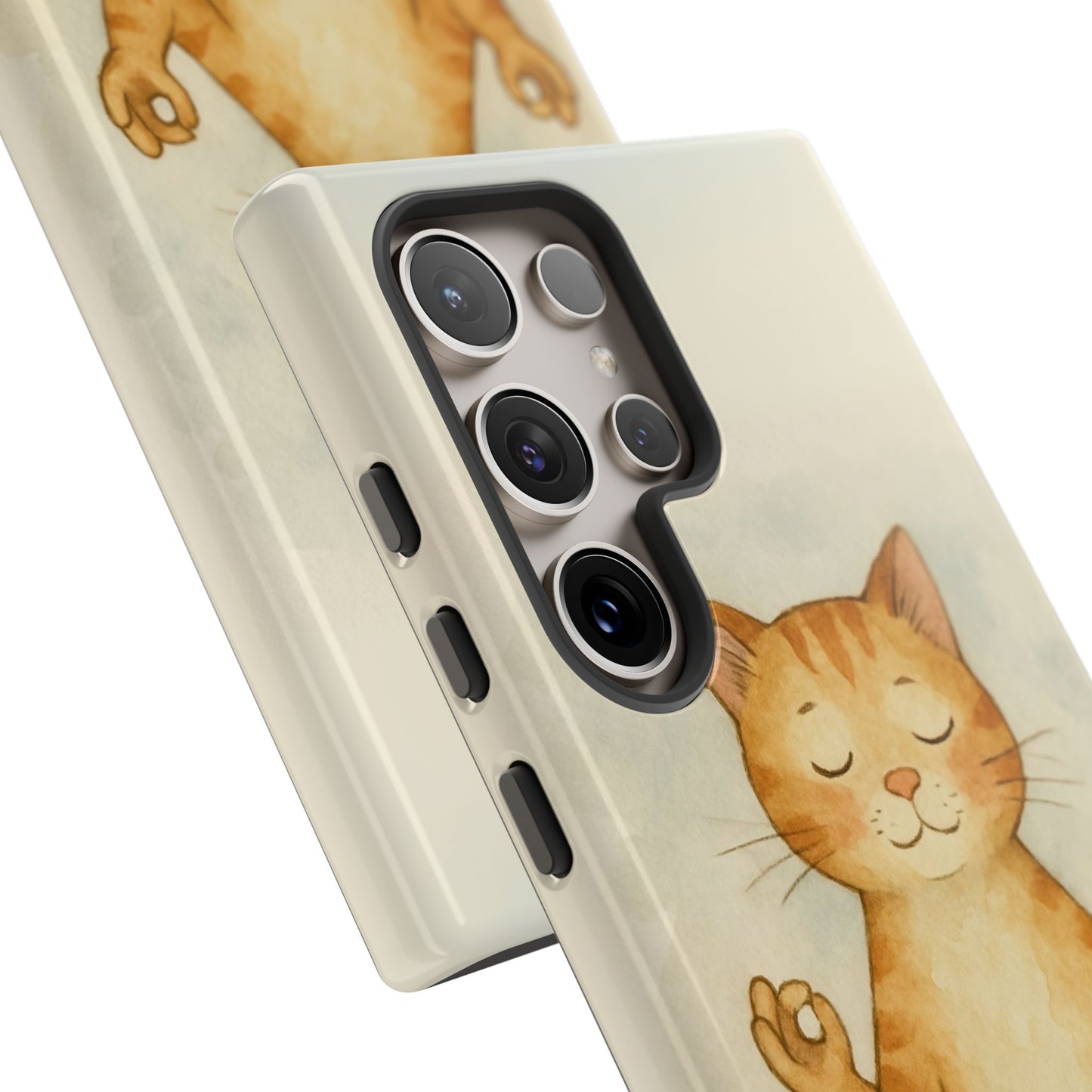 Zen Cat Phone Case - Tough & Stylish - Perfect for Cat Lovers