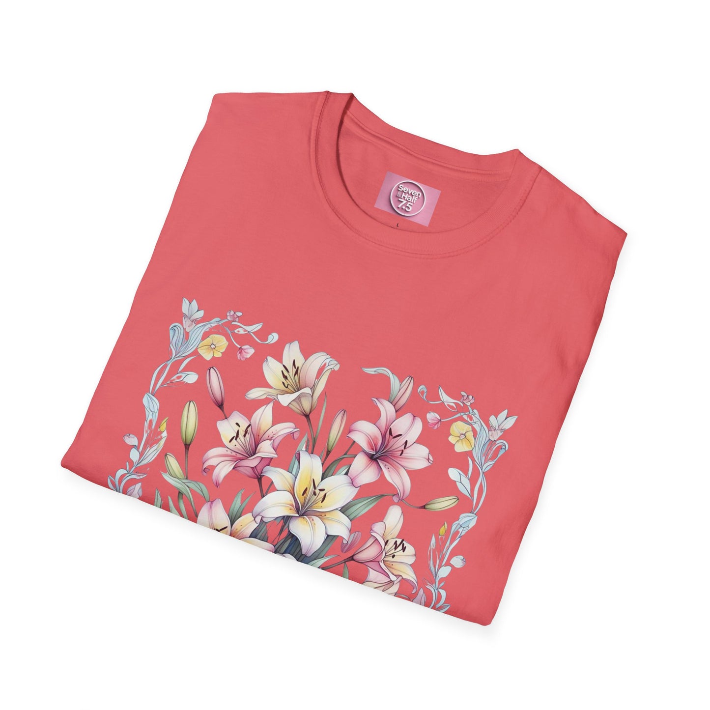 Floral Blossom Unisex T-Shirt - Softstyle Cotton Tee for Nature Lovers