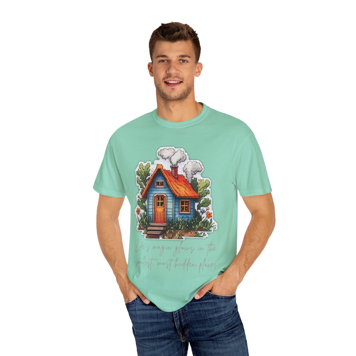 Magical Cottage T-Shirt - Garment-Dyed Unisex Tee