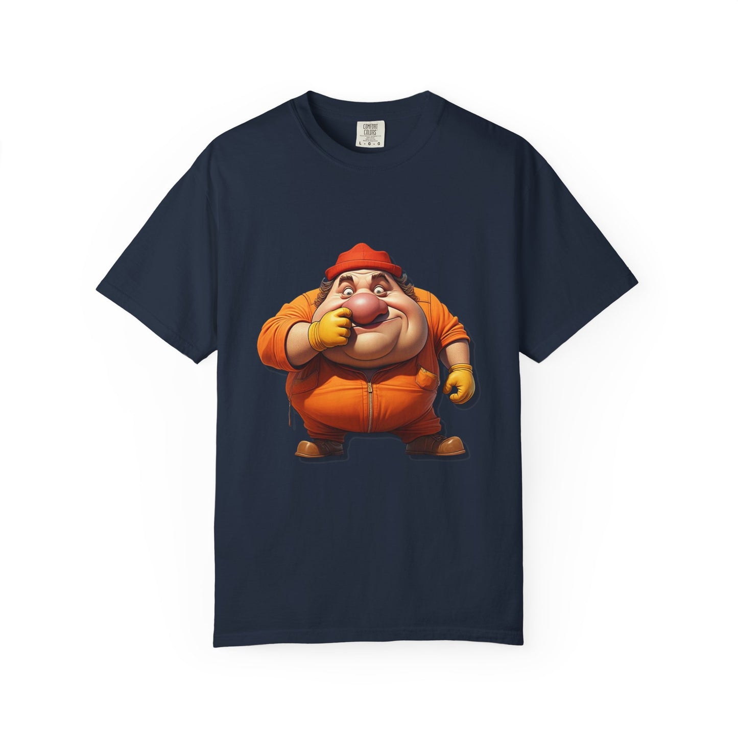 Fun Cartoon Character Unisex Garment-Dyed T-Shirt