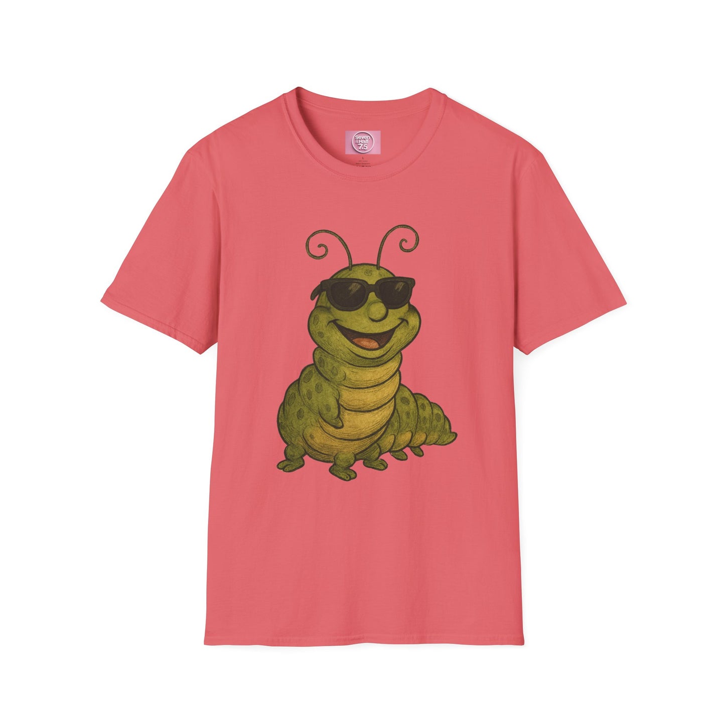 Cool Caterpillar Unisex Softstyle T-Shirt - Fun Graphic Tee for Kids and Adults