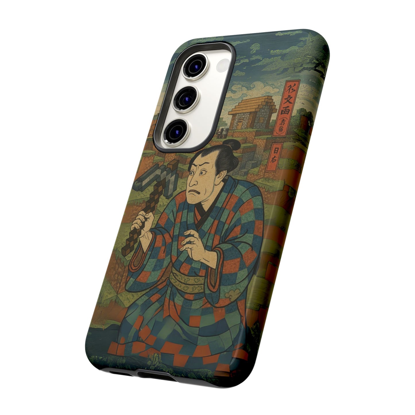 Tough Cases - Japanese Art Phone Case with Warrior Design