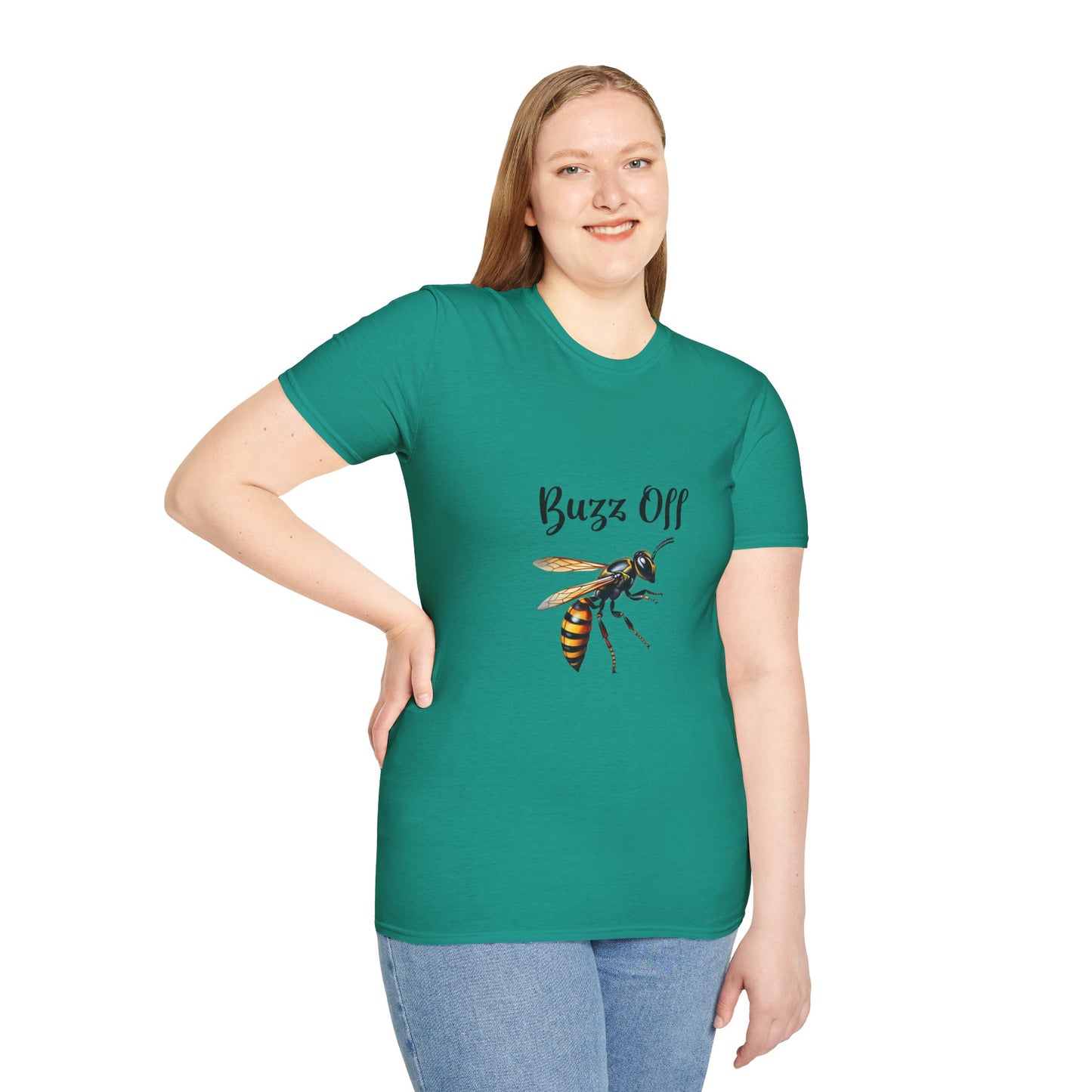 Buzz Off Bee Unisex Softstyle T-Shirt