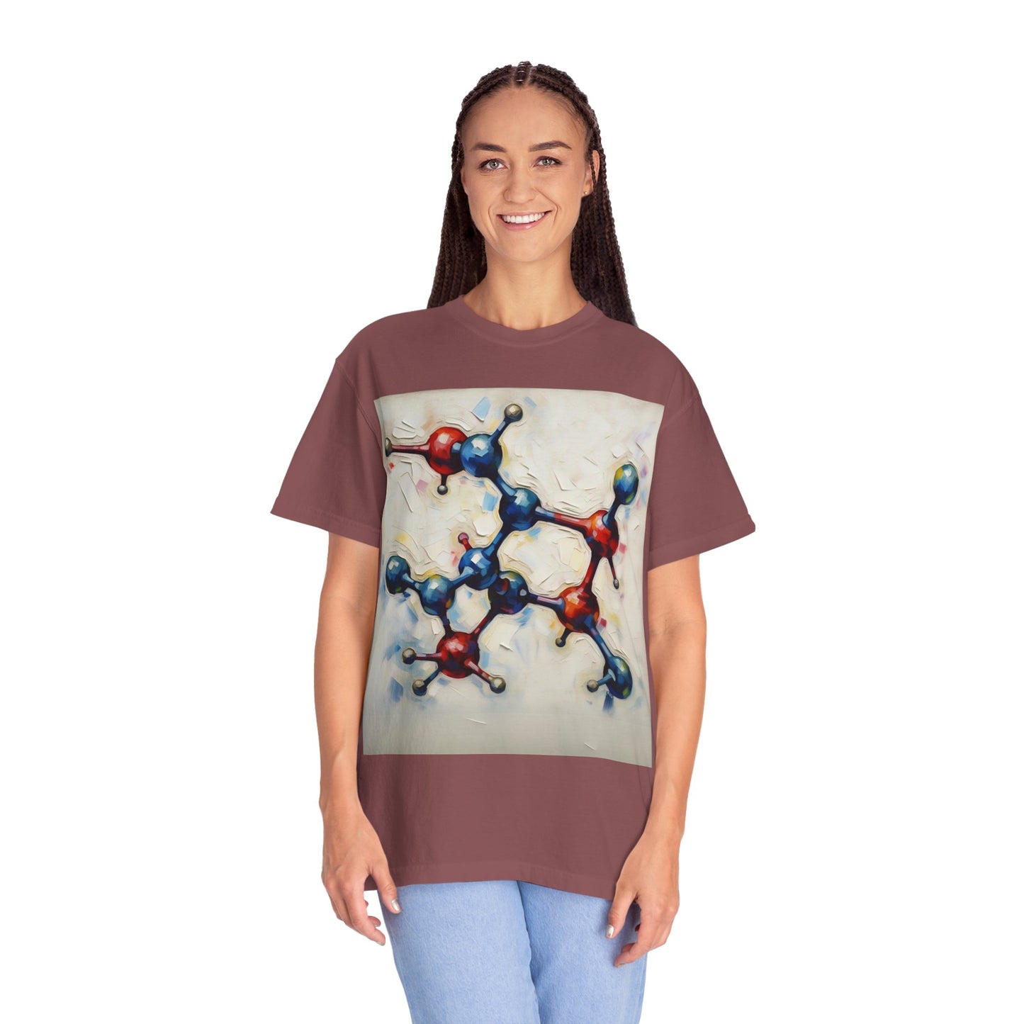 Unisex Artistic Molecule T-Shirt | Science-Inspired Design