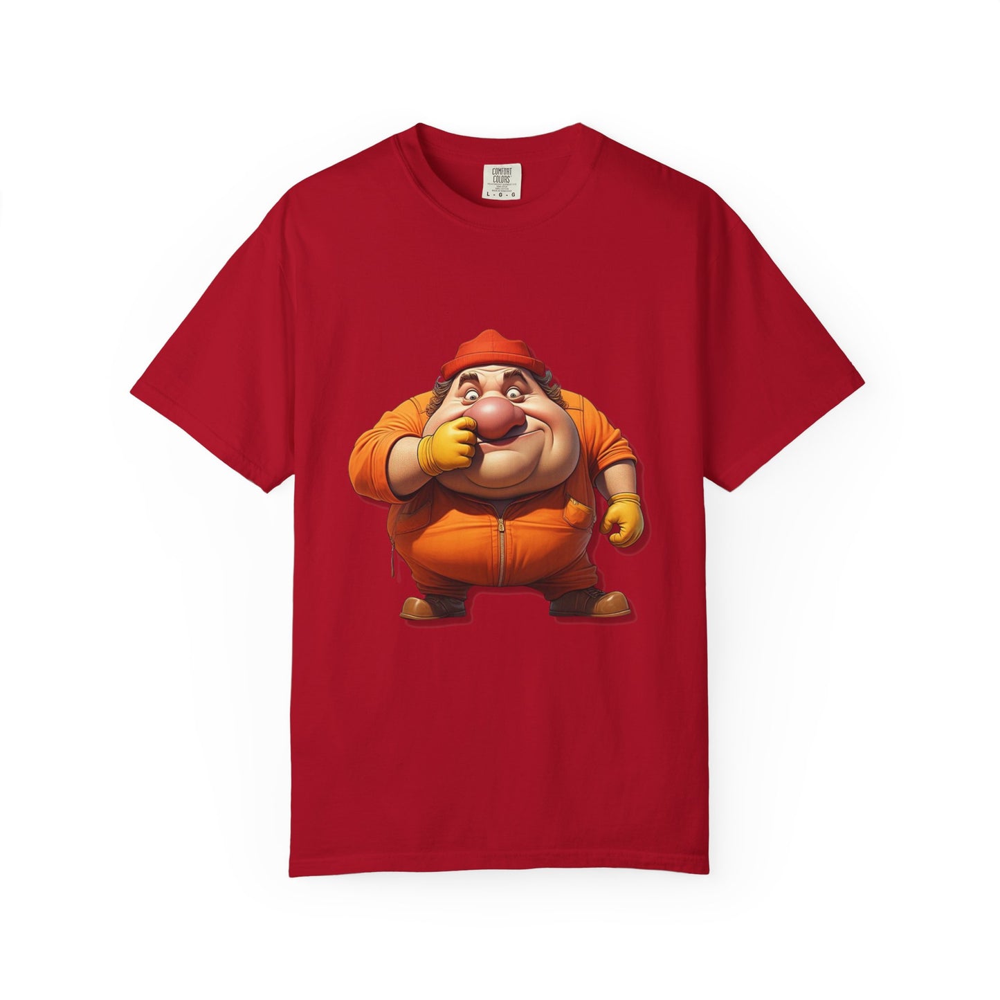 Fun Cartoon Character Unisex Garment-Dyed T-Shirt