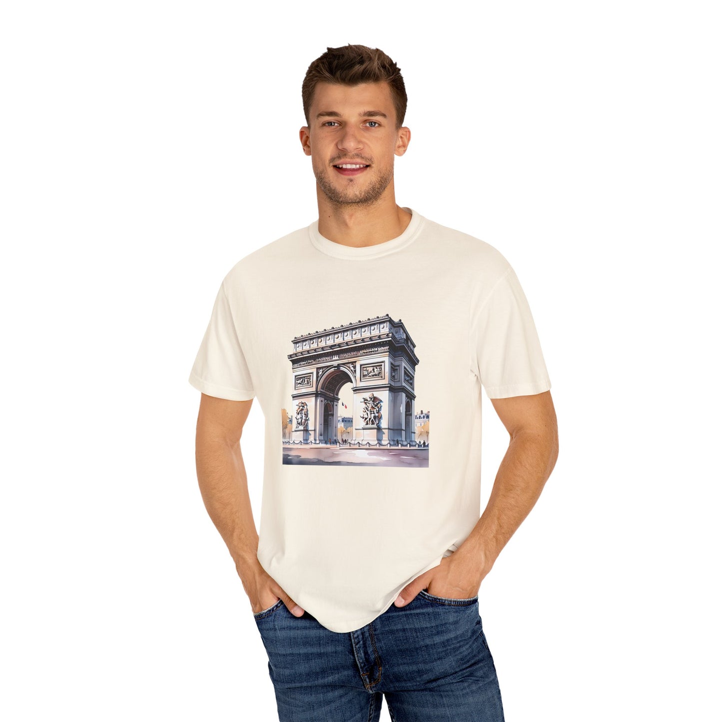 Arc de Triomphe Graphic Unisex T-Shirt - Stylish and Comfortable Casual Wear