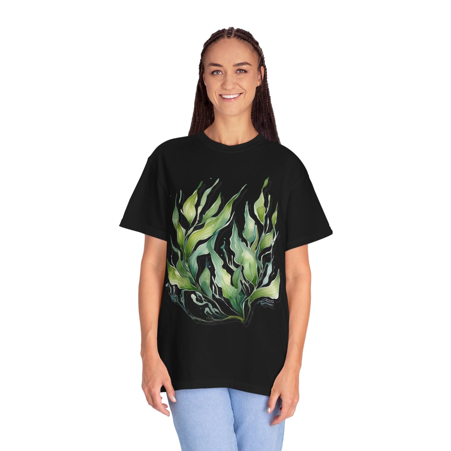 Eco-Friendly Seaweed Design T-Shirt for Nature Lovers