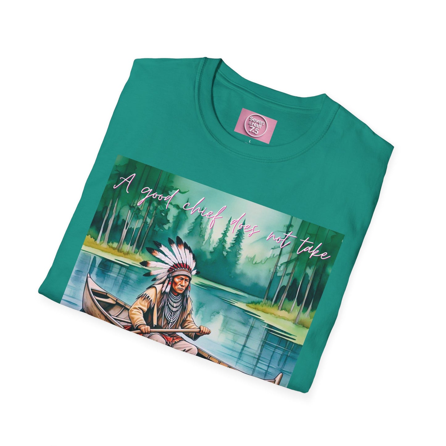 Adventure-Inspired Unisex Softstyle T-Shirt - Canoe Design