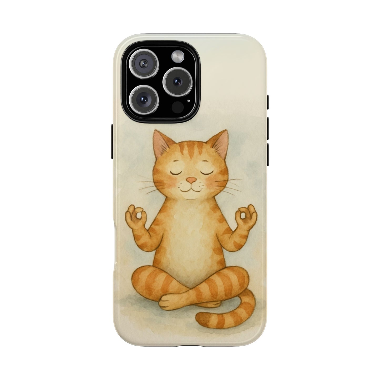 Zen Cat Phone Case - Tough & Stylish - Perfect for Cat Lovers
