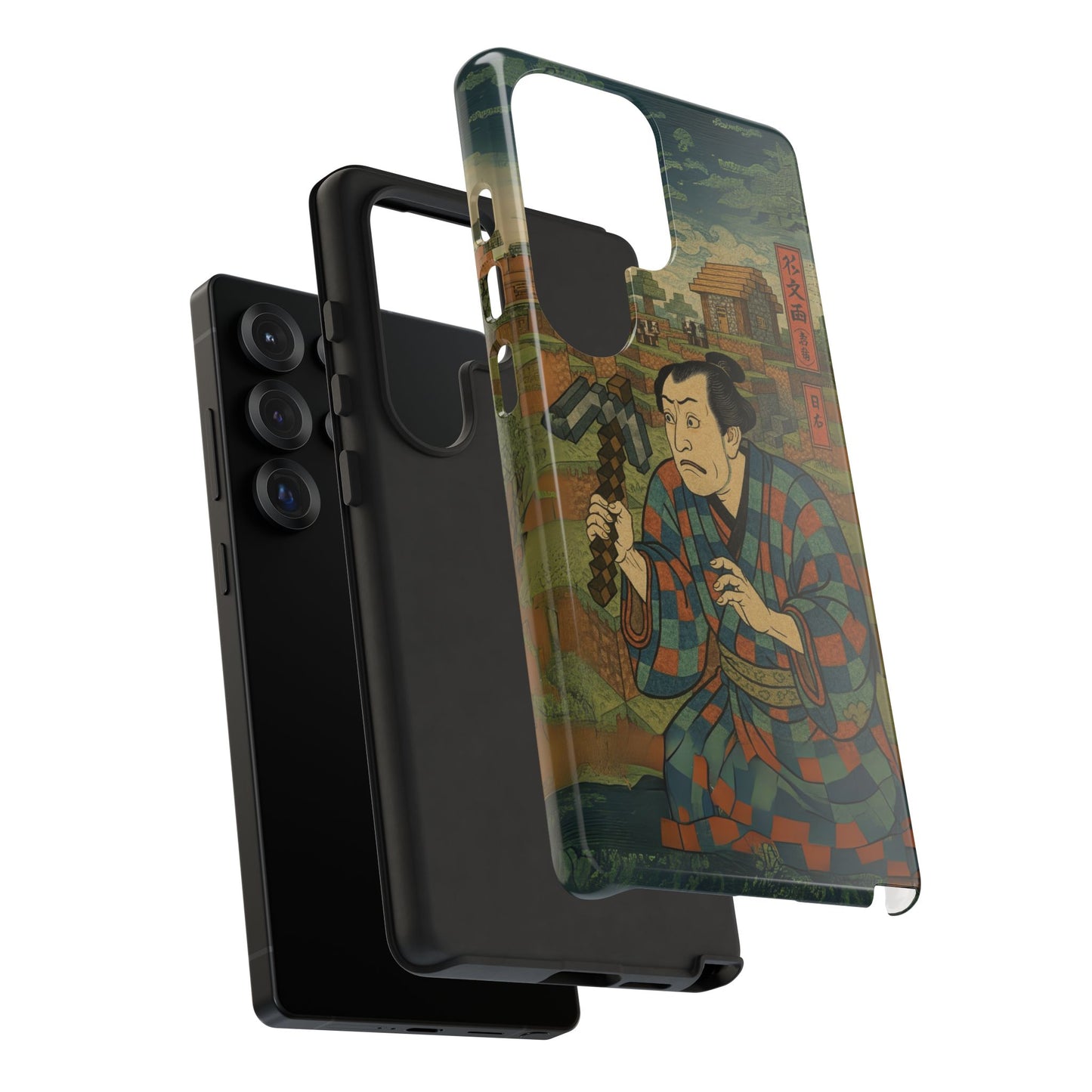 Tough Cases - Japanese Art Phone Case with Warrior Design
