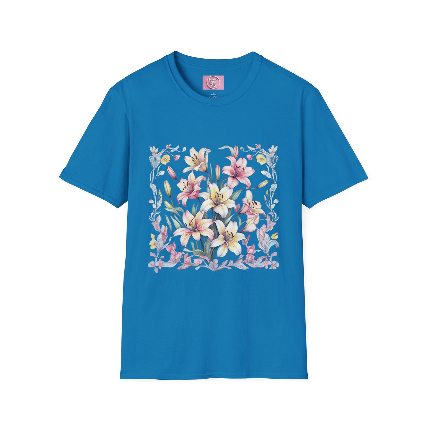 Floral Blossom Unisex T-Shirt - Softstyle Cotton Tee for Nature Lovers
