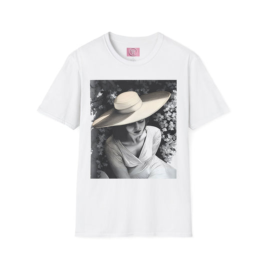 Elegant Charcoal art Softstyle T-Shirt - Perfect for Spring and Summer