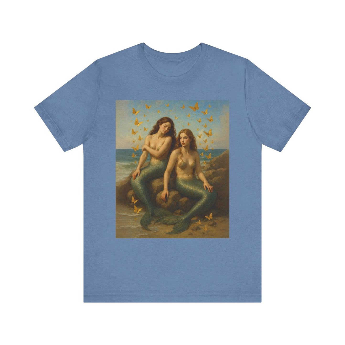 Mermaid Goddess Tee - Artistic Short Sleeve Shirt