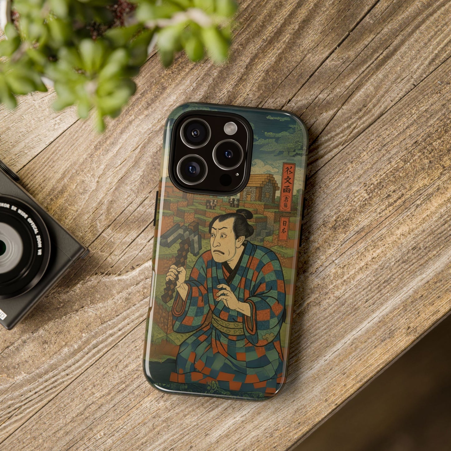 Tough Cases - Japanese Art Phone Case with Warrior Design