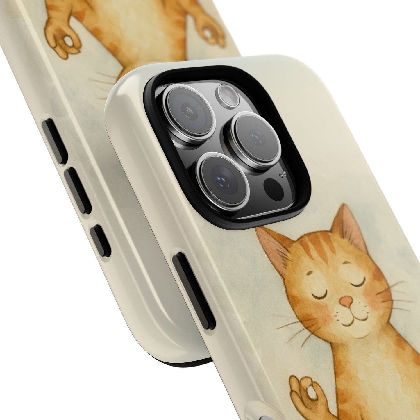 Zen Cat Phone Case - Tough & Stylish - Perfect for Cat Lovers