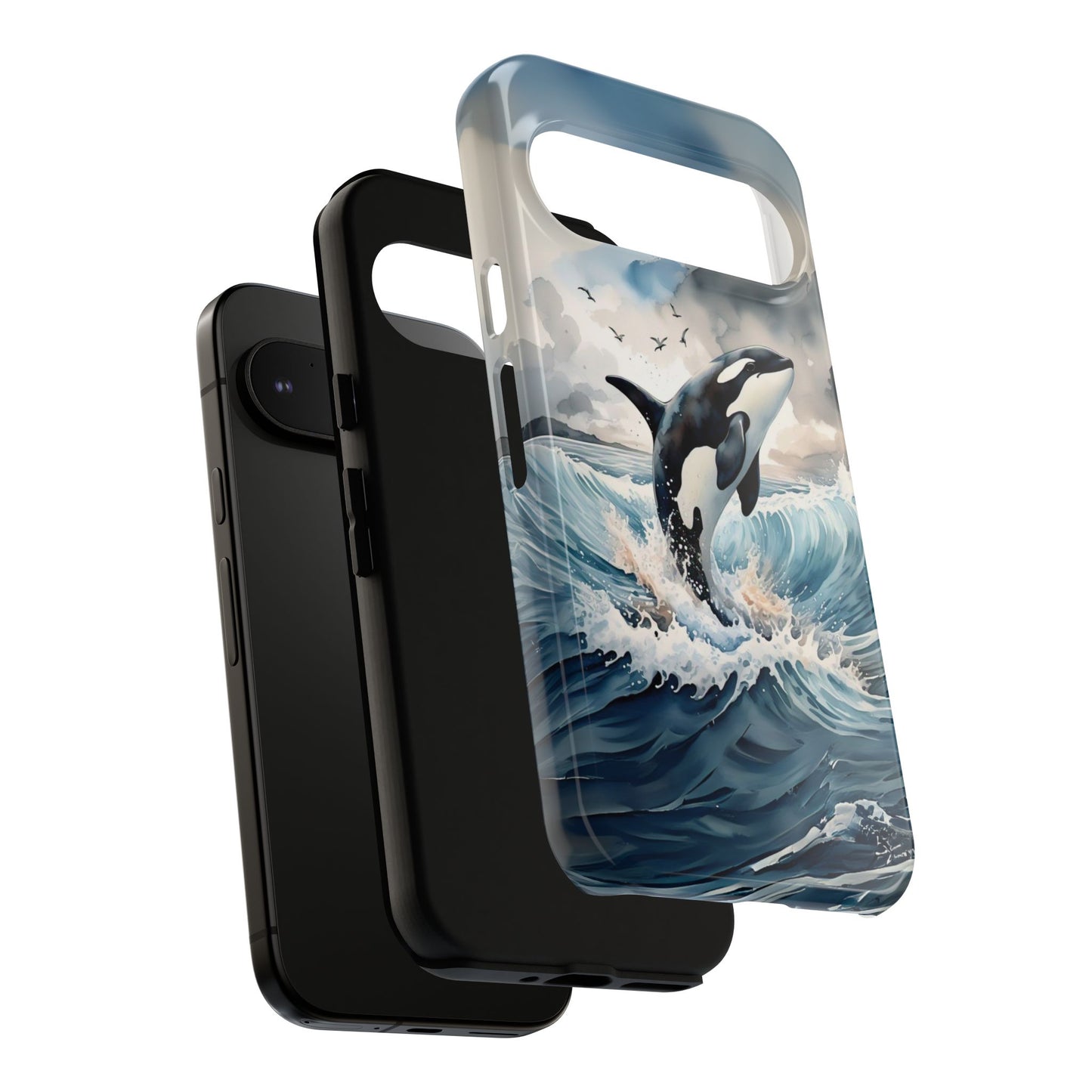 Whale Splash Phone Case - Tough & Stylish Ocean Design