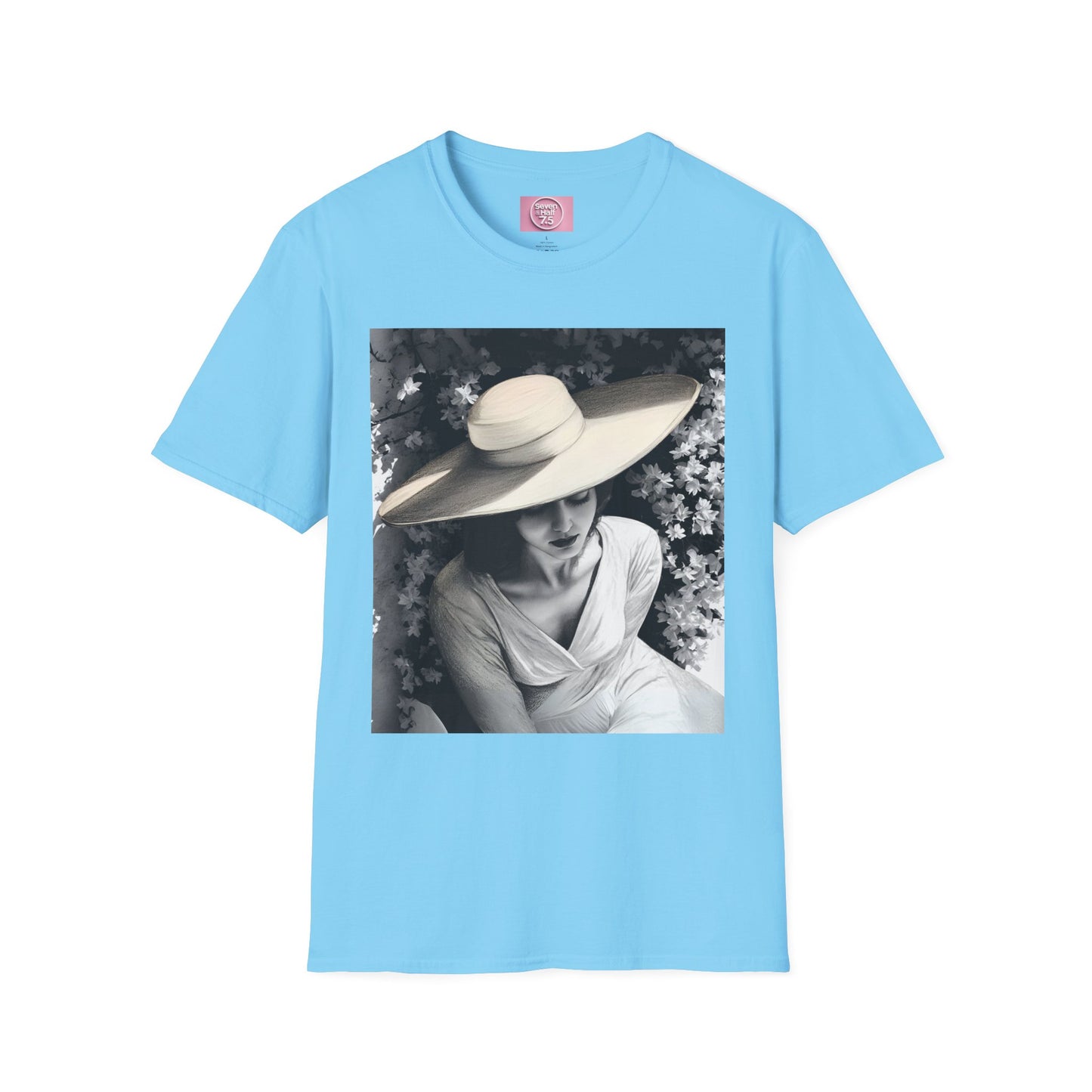 Elegant Charcoal art Softstyle T-Shirt - Perfect for Spring and Summer