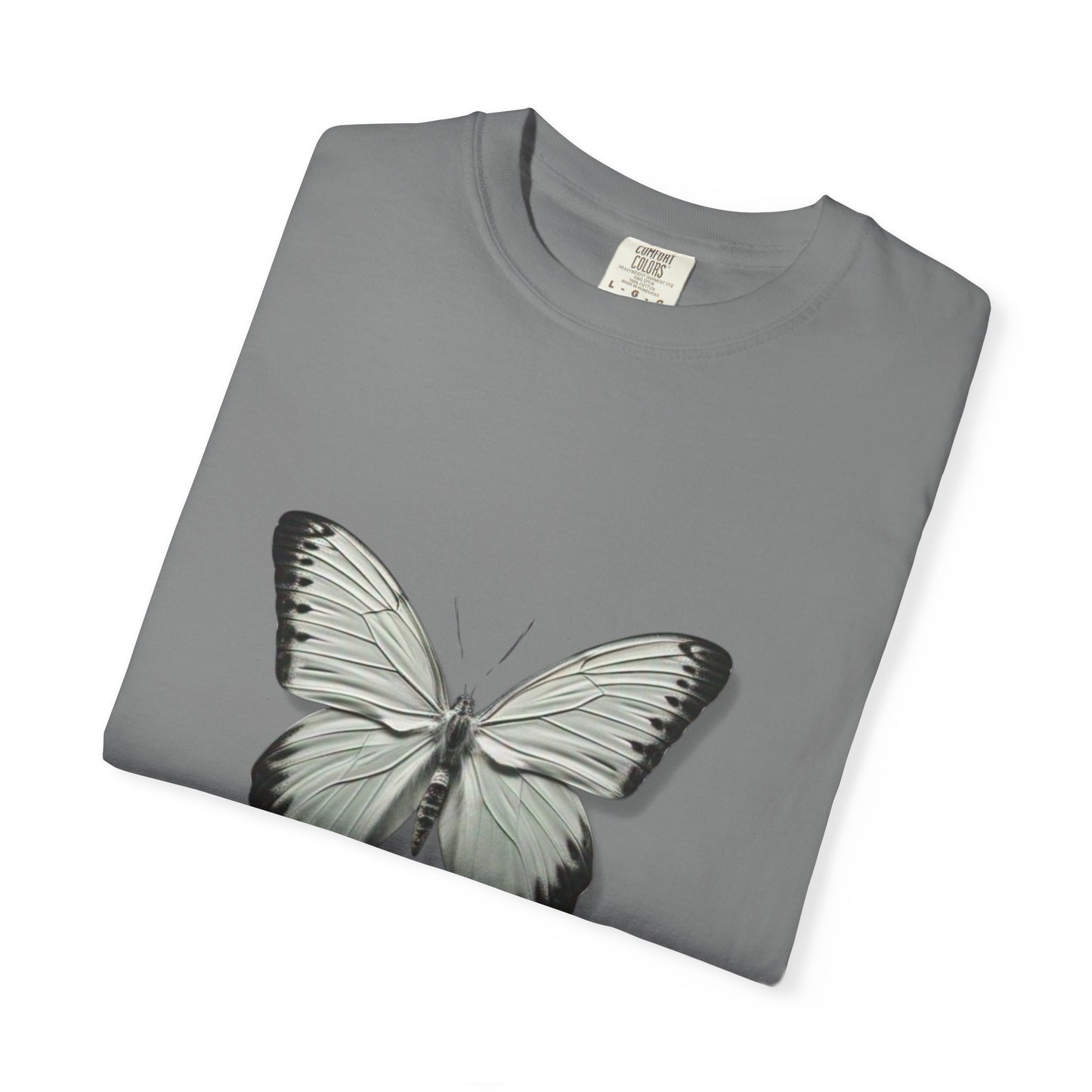 Butterfly Unisex Garment-Dyed T-Shirt – Nature-Inspired Casual Wear