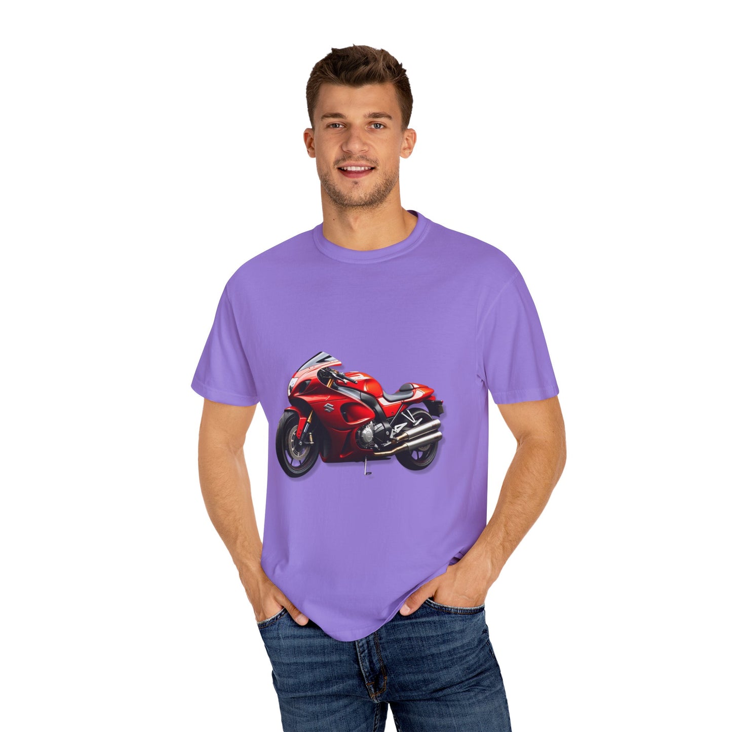 Biker Graphic Unisex T-Shirt - Vintage Motorcycle Design