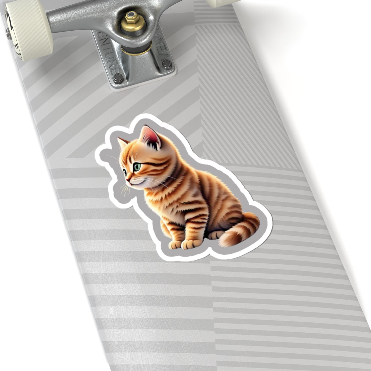 Adorable Cat Kiss-Cut Stickers - Perfect for Cat Lovers, Laptops & Decor