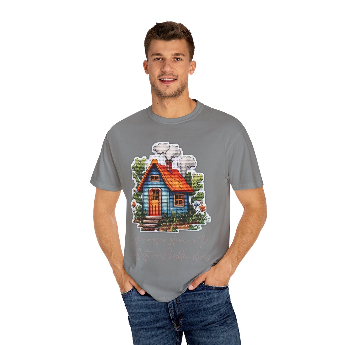 Magical Cottage T-Shirt - Garment-Dyed Unisex Tee