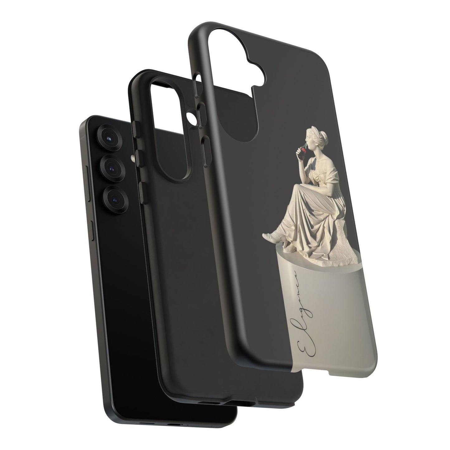 Elegant Phone Case - Stylish Tough Case with Sculpture Design
