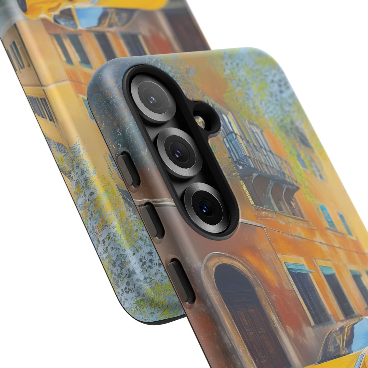 Ferrari Yellow Tough Phone Case - Stylish and Durable