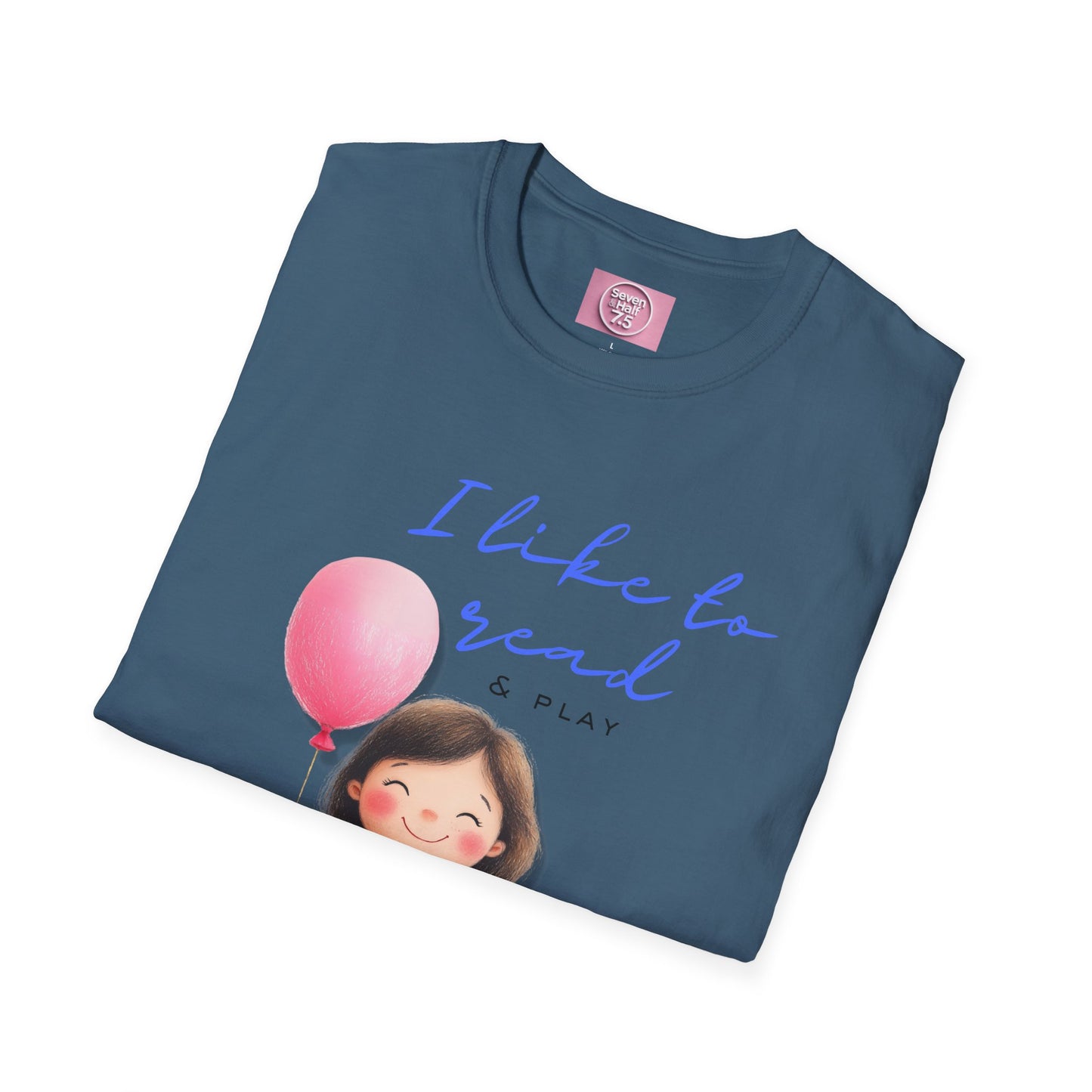 Women's Fun T-Shirt - "I Like to Read & Play"