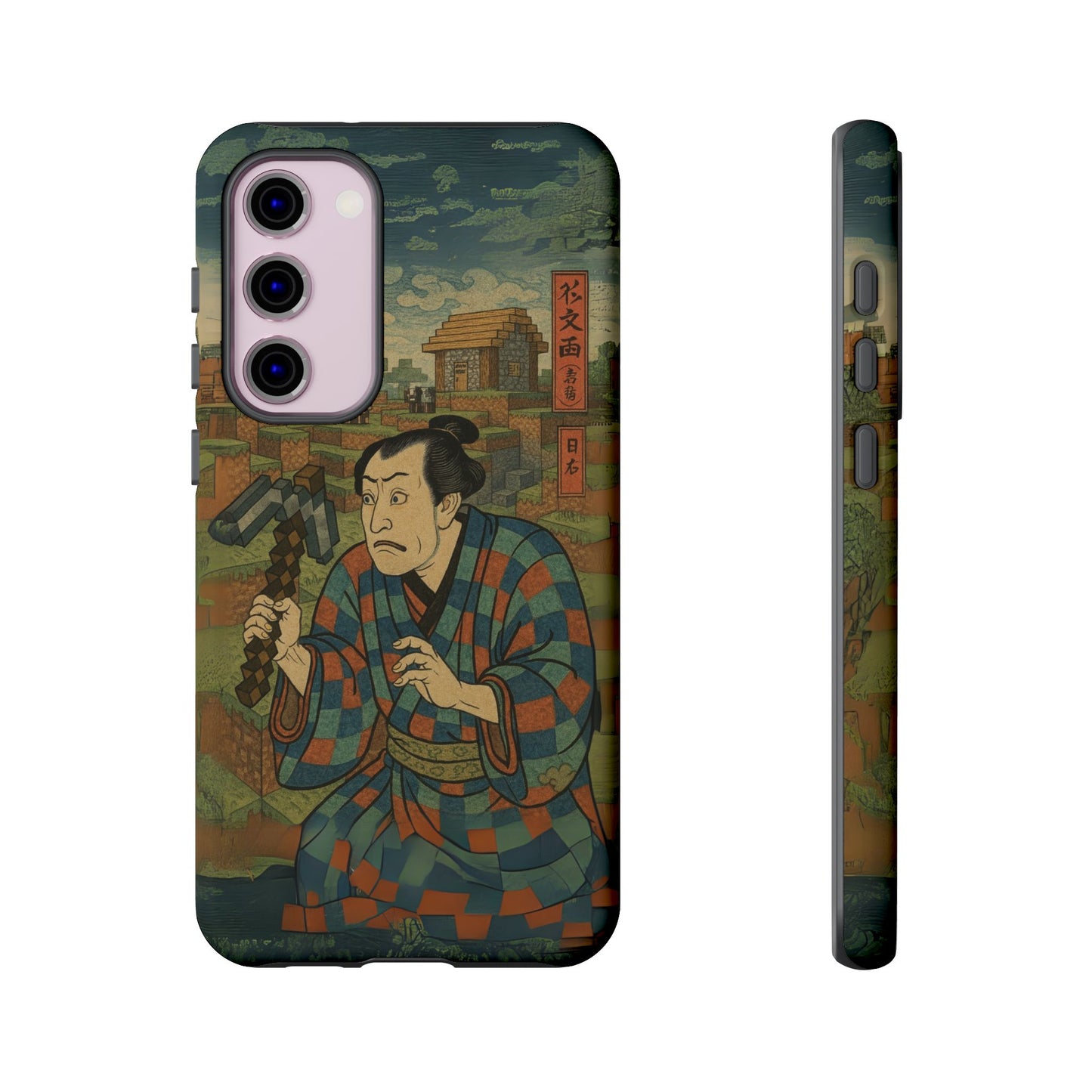 Tough Cases - Japanese Art Phone Case with Warrior Design