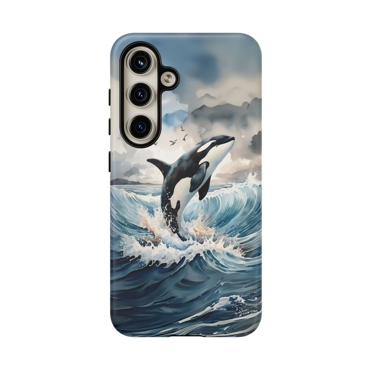 Whale Splash Phone Case - Tough & Stylish Ocean Design