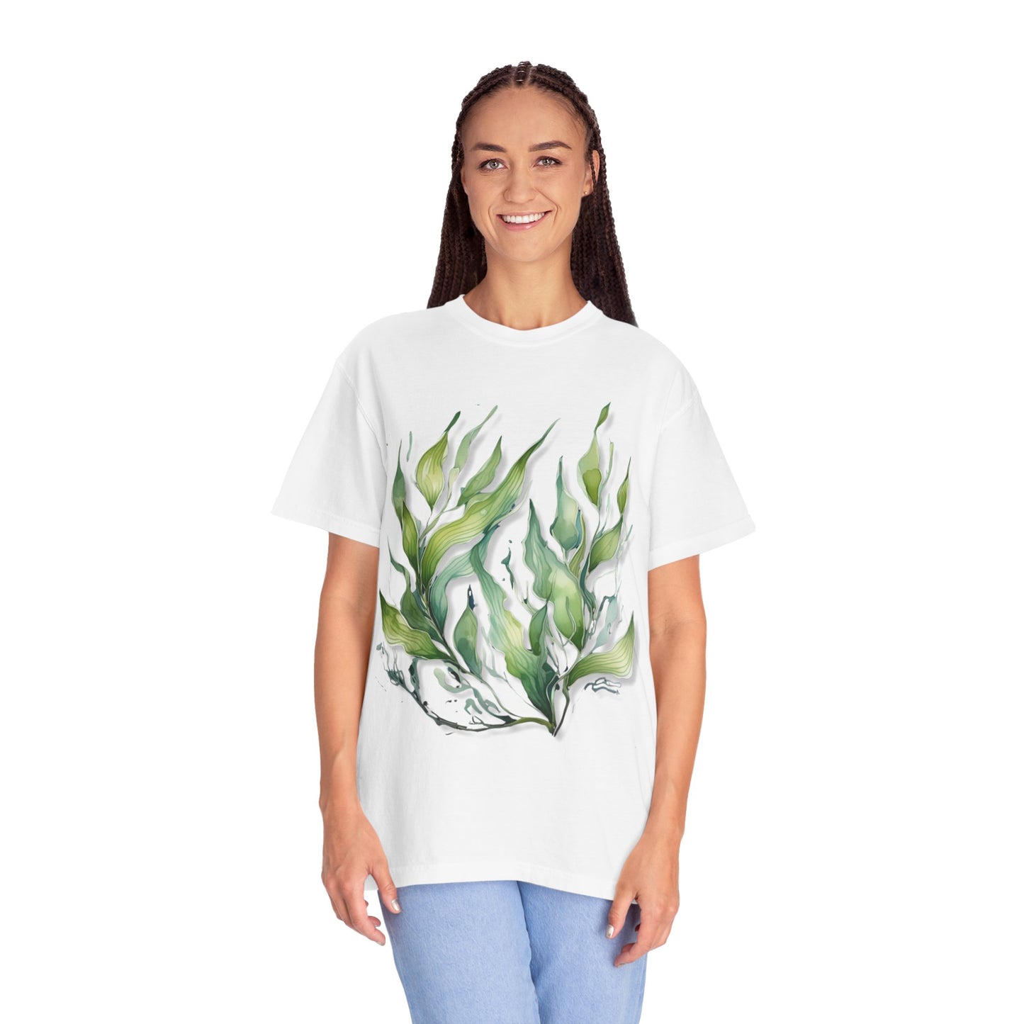 Eco-Friendly Seaweed Design T-Shirt for Nature Lovers