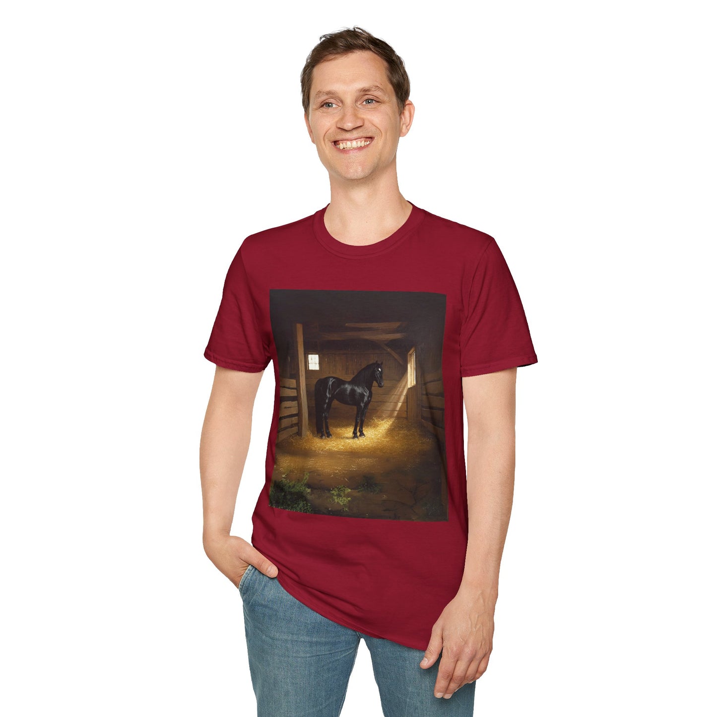 Equestrian Dreams Unisex Softstyle T-Shirt - Perfect for Horse Lovers