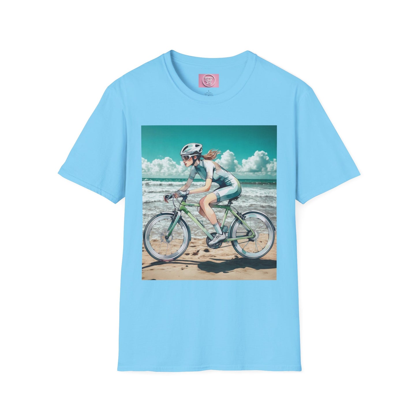 Beach Bike Ride Unisex Softstyle T-Shirt