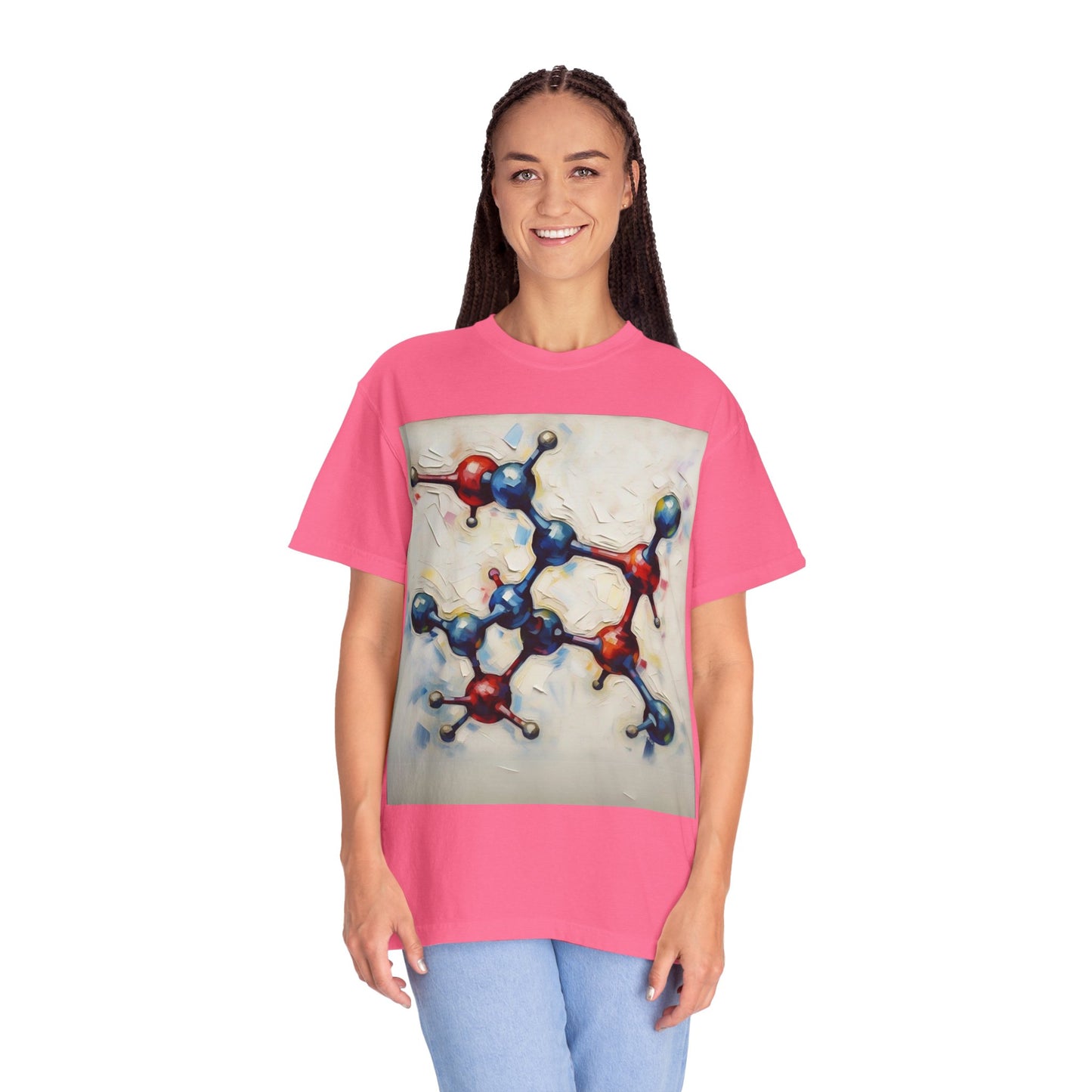 Unisex Artistic Molecule T-Shirt | Science-Inspired Design