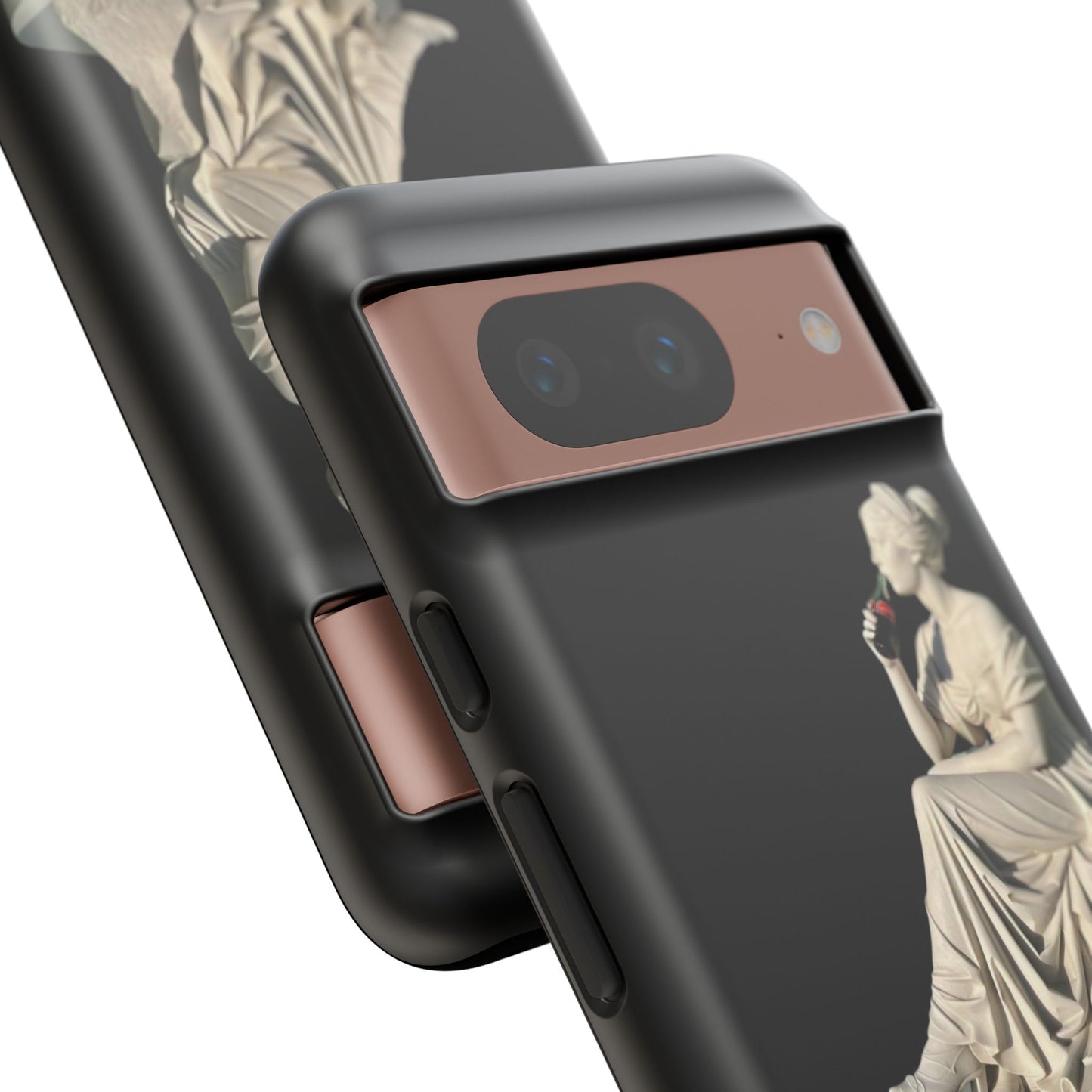 Elegant Phone Case - Stylish Tough Case with Sculpture Design