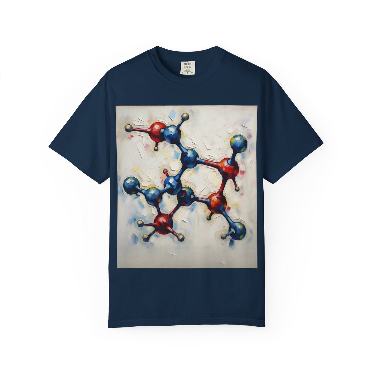 Unisex Artistic Molecule T-Shirt | Science-Inspired Design