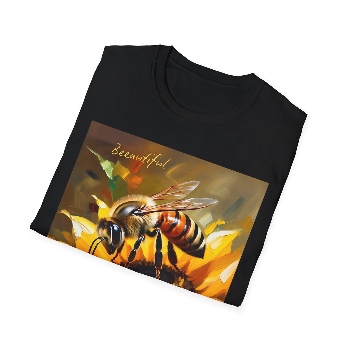 Bee-autiful Unisex Softstyle T-Shirt | Nature Lover's Gift | Perfect for Spring & Summer