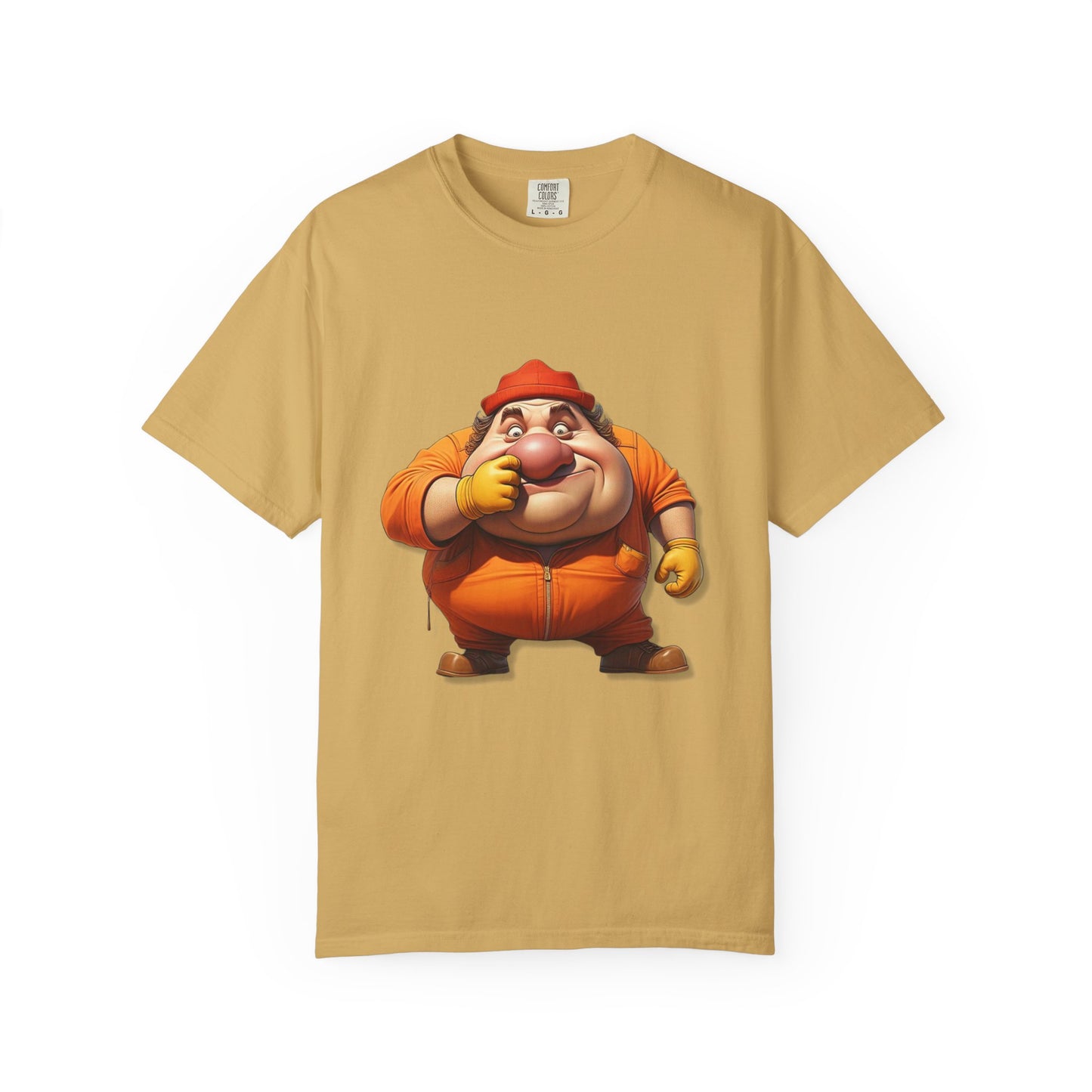Fun Cartoon Character Unisex Garment-Dyed T-Shirt