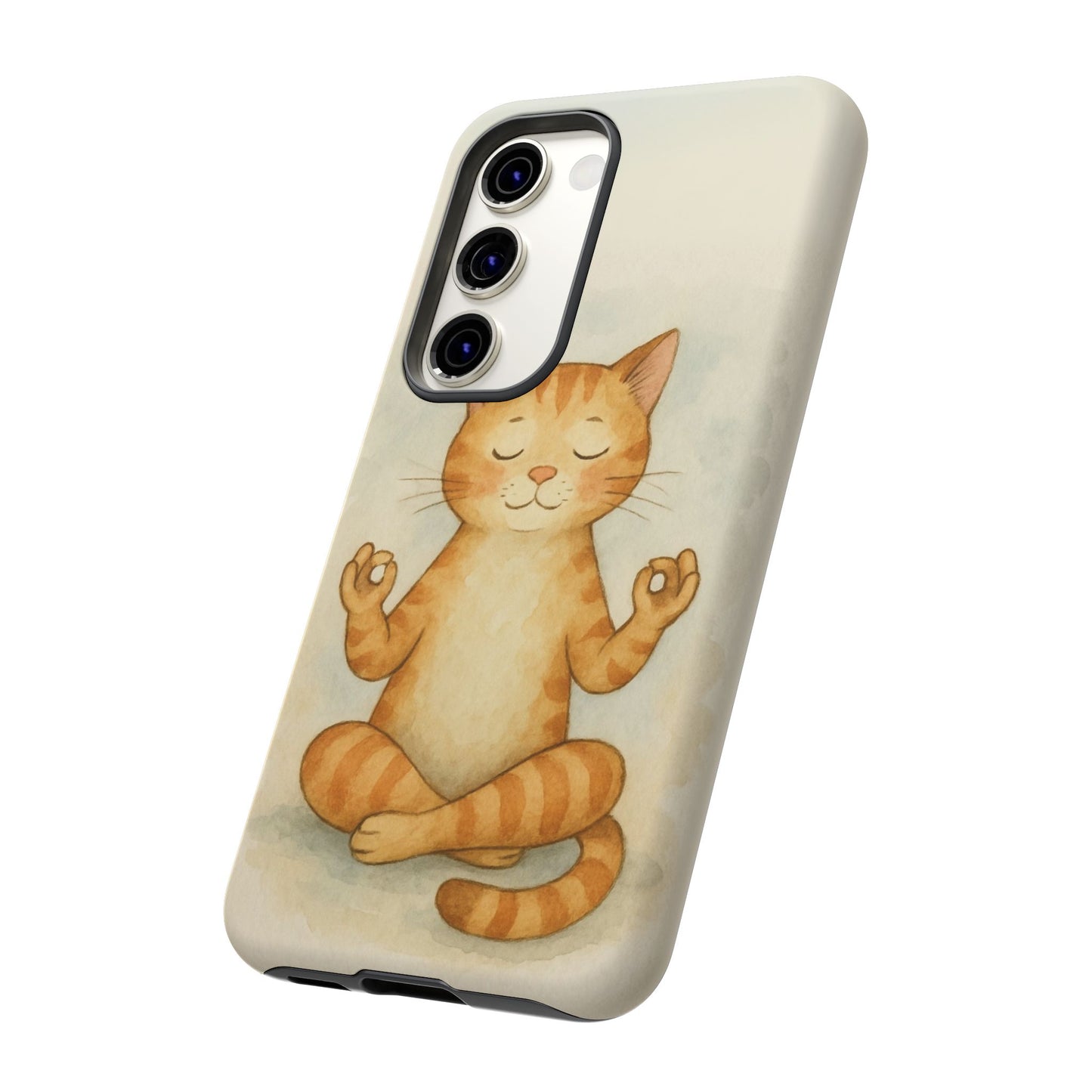 Zen Cat Phone Case - Tough & Stylish - Perfect for Cat Lovers
