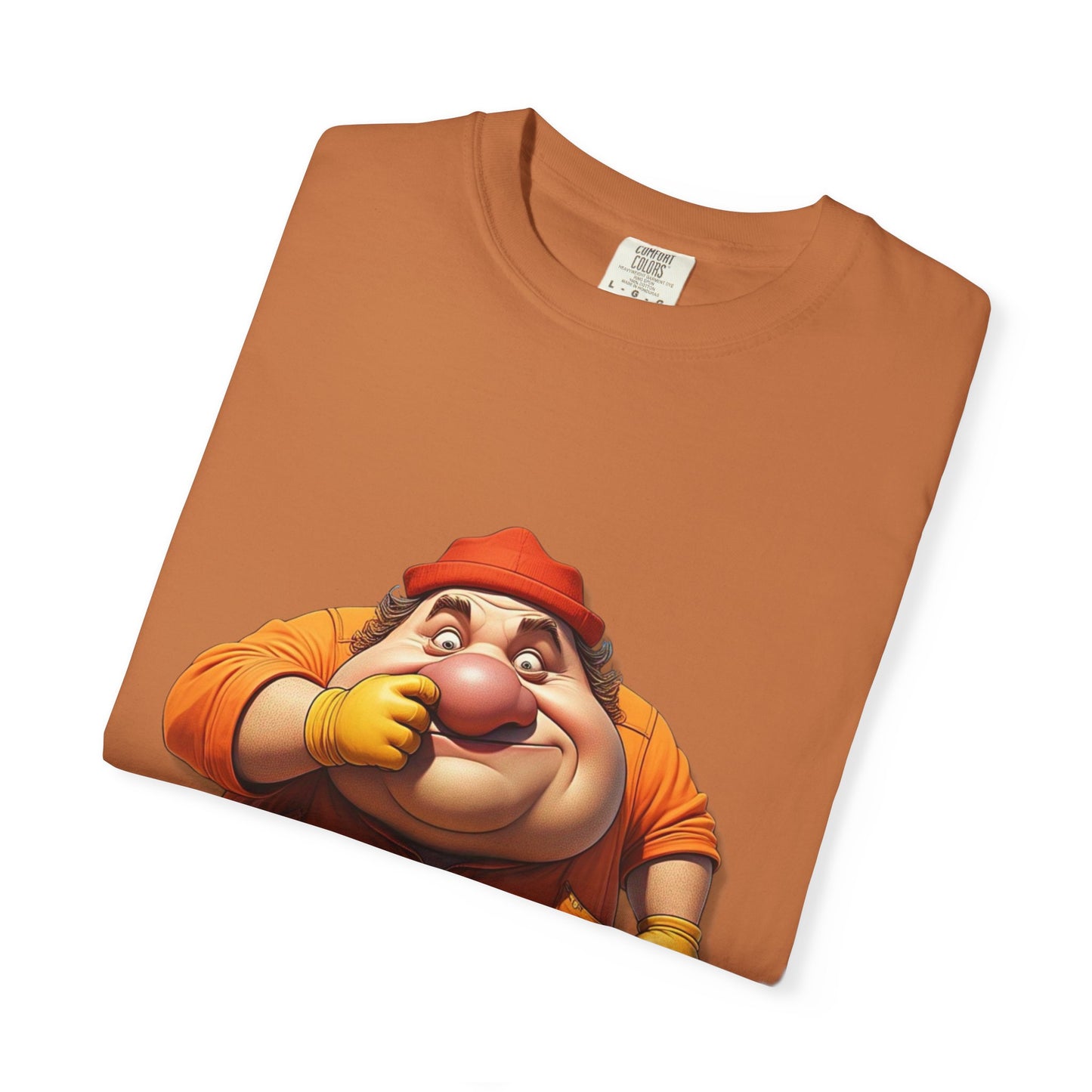 Fun Cartoon Character Unisex Garment-Dyed T-Shirt