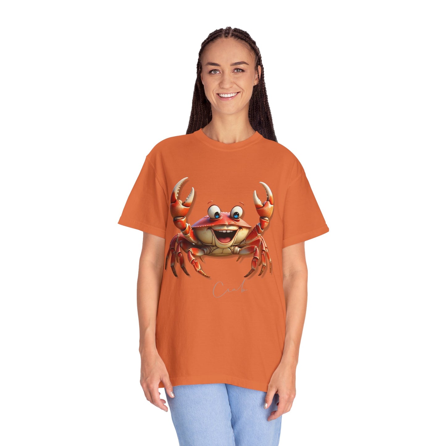Funny Crab Graphic T-Shirt for Beach Lovers